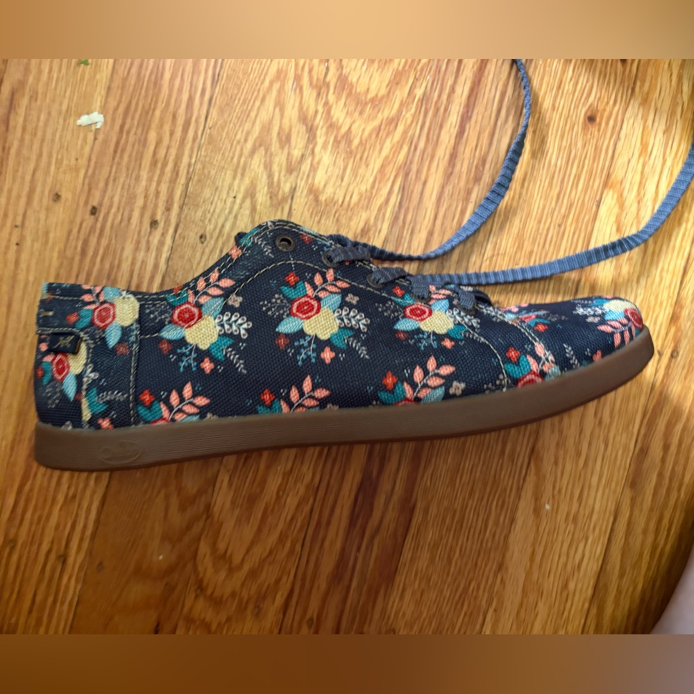 Floral Canvas Sneakers